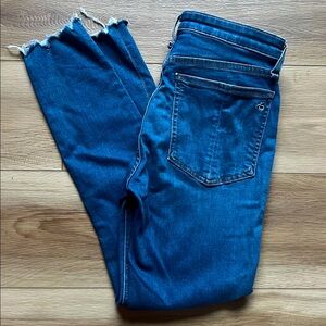 Rag & Bone Cate Mid-Rise Ankle Skinny Jeans in Flint Wash Sz 28